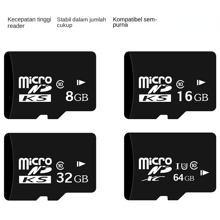 32GB/64GB Pemantauan Kamera Drone Memory Card Mp3mp4 Kartu Penyimpanan Kamera Digital Kartu TF