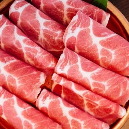 

kapsim slice babi merah 500gr yakiniku teppanyaki shabu2 dll 500gr