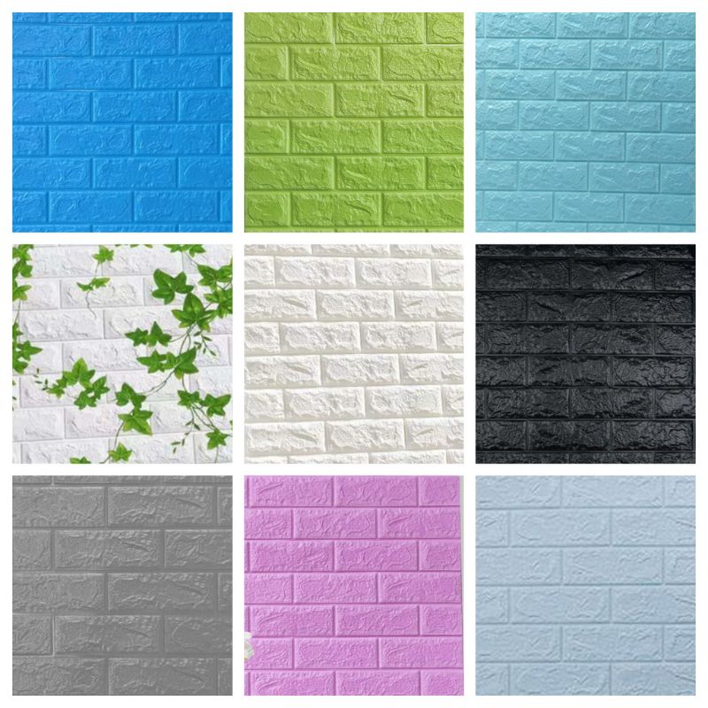 Wallfoam Wall Foam Wallpaper Bata Wallpaper Dinding Bata Foam Wallpaper Bata 3d