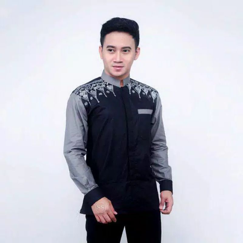 BAJU KEMEJA LENGAN PANJANG DEWASA TERBARU BAJU KOKO BUSANA MUSLIM