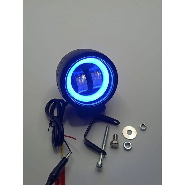 COD Lampu Tembak Sorot LED 4D Mata Lensa CWL 2 Model Bulat 20Watt AE 12-80Volt Universal Motor Mobil Body Plastik