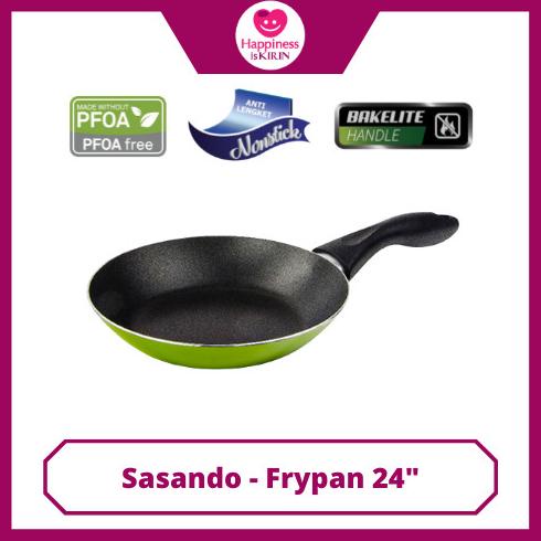 BISA COD Kirin Frypan Sasando 24 cm / Wajan Anti Lengket / Teflon /PERALATAN MASAK SET/PANCI PRESTO/