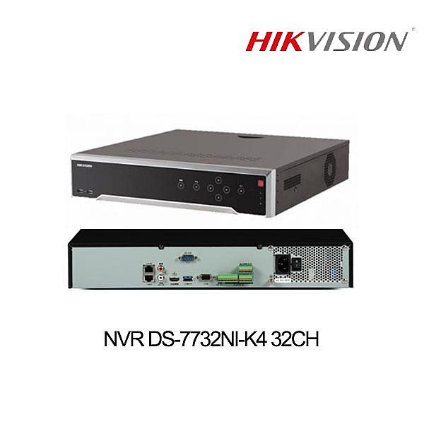 HIKVISION NVR 32CH 32 Channel DS-7732NI-K4 CCTV Kamera 4K DVR