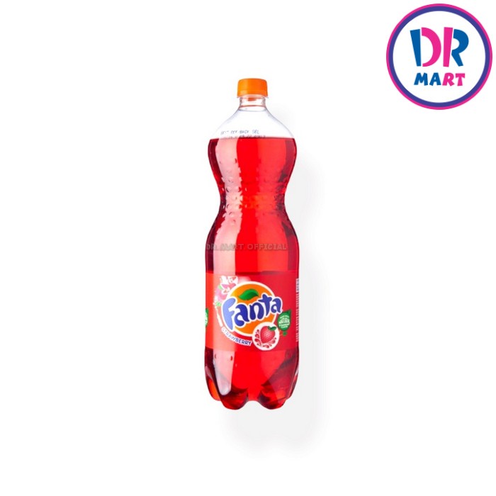 

Fanta Soft Drink Strawberry 1 liter Botol