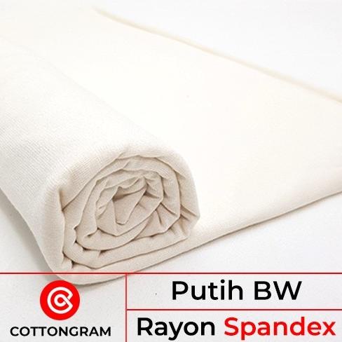 Kain Rayon Spandex Stretch Bahan Kaos Kiloan Seri 1 per Setengah Kg