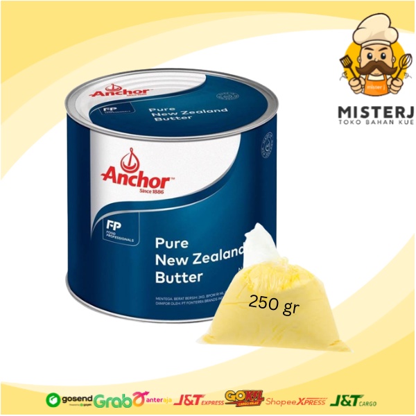 

Anchor Salted Butter | Kemasan Repack | 250 Gram | 500 Gram | 1 Kg | Anchor Butter Salted | Mentega Asin New Zealand