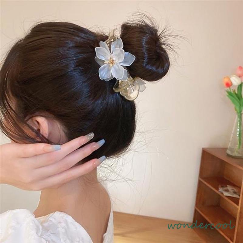 Jepit Rambut Mewah  Kelas Atas Kuncir Rambut Kepala Kuncir Kuda Poni Kepala  Temperamen Busur-Won