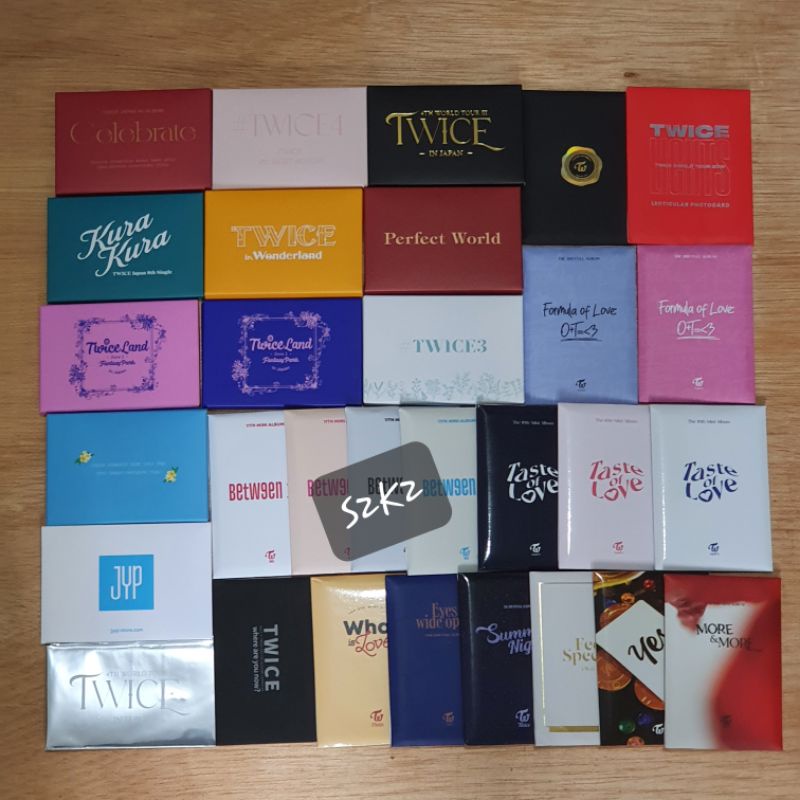 KOLEKSI TWICE PHOTOCARD / PC SET &  LENTICULAR SET OFFICIAL (READY STOCKS)