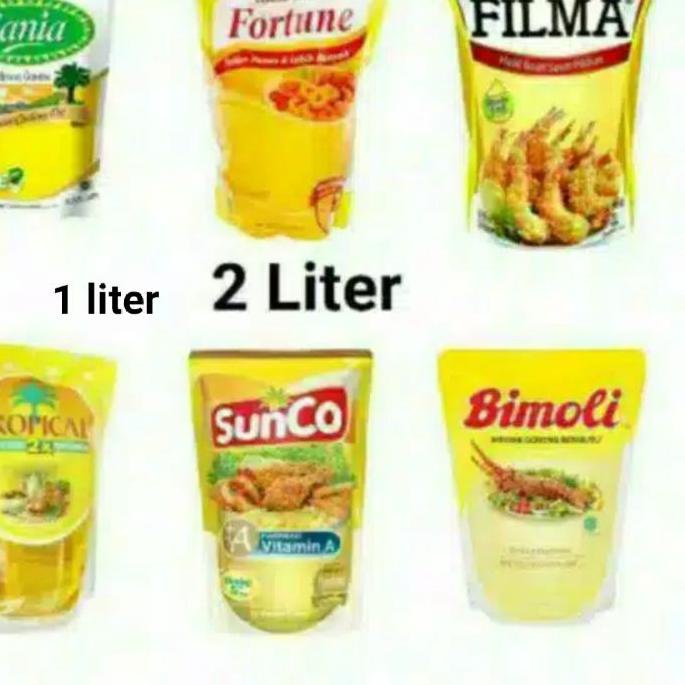 

COD✔️jual ber macam2 minyak goreng ukuran 1 liter atau 2 liter kak|KD8