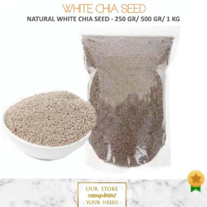 

CHIA SEED WHITE ORGANIC WHITE CHIA SEED USA REPACK 1 KG USDA