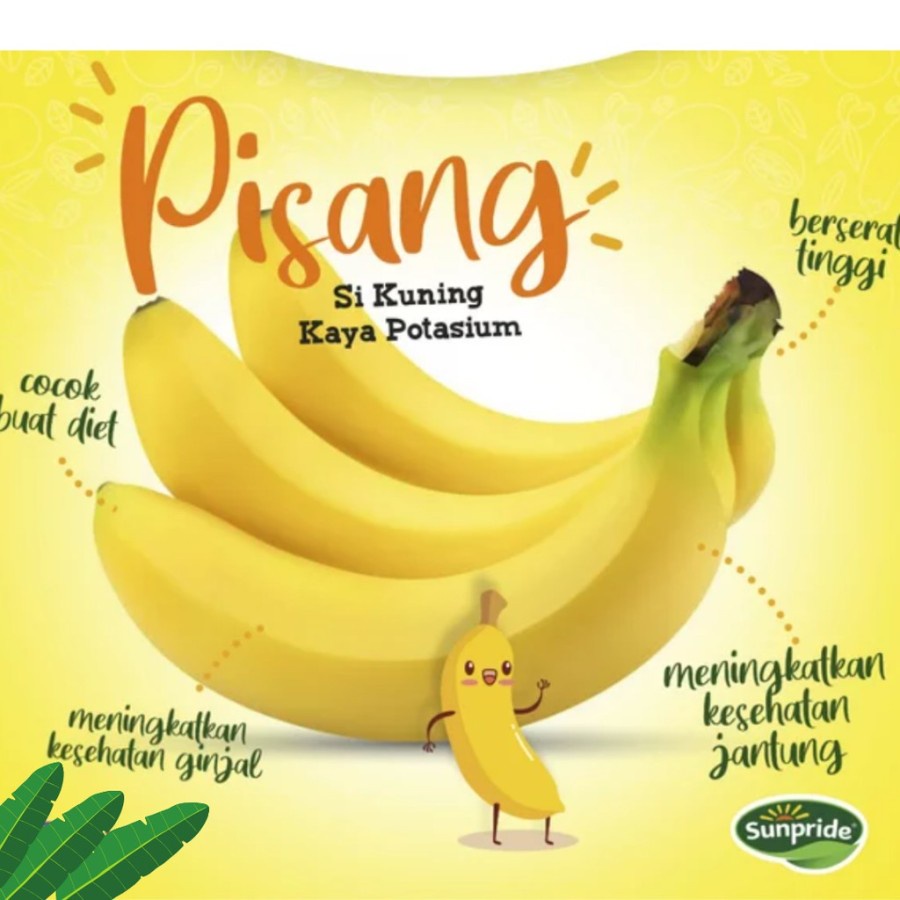Pisang Cavendish Banana Sunpride Satuan Pasangan 1 dus 13 kg OJOL & PESAN SEHARI SEBELOM