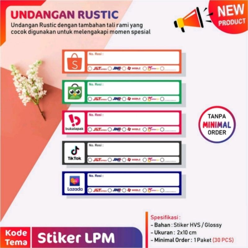 

Label Pengiriman Shopee Stiker Murah