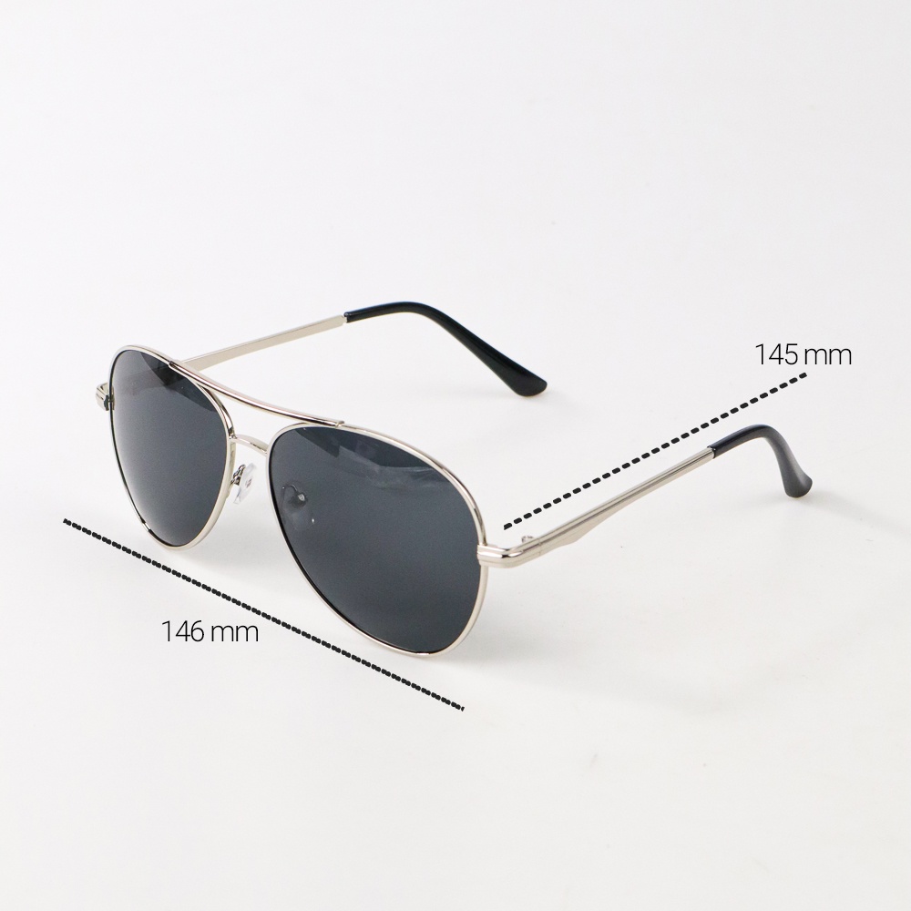 Kacamata Hitam Polarized - OMHAQ7SV Silver