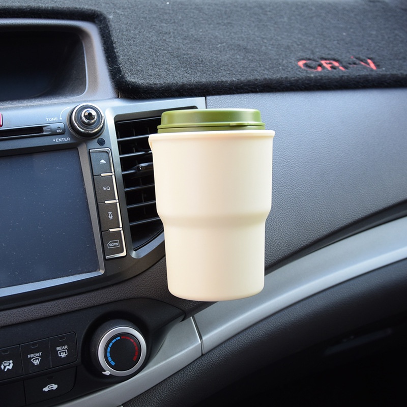 Car Cup Holder Air Vent Hanging Mount Bottle Drinks Holder Stand Universal Coin Keys Phone Storage Box Car Interior Organizer