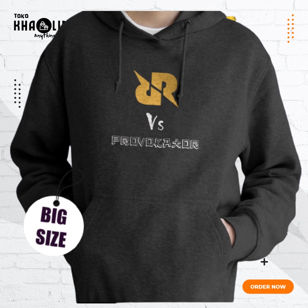 JAKET RRQ HOSHI TERBARU 2022 HOODIE RRQ VS PROVOKATOR S M L XL XXL XXXL 4XL 5XL TERBARU HOODIE MOBIL