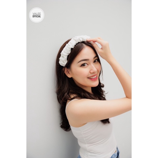 JADORE HEADBAND BANDO SCRUNCHIE BLUDRU VELVET PREMIUM