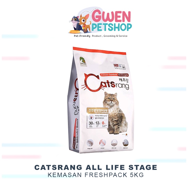 CatFood Korea - Catsrang All Life Stages 5 Kg  - Makanan Kucing Cats Rang Korea