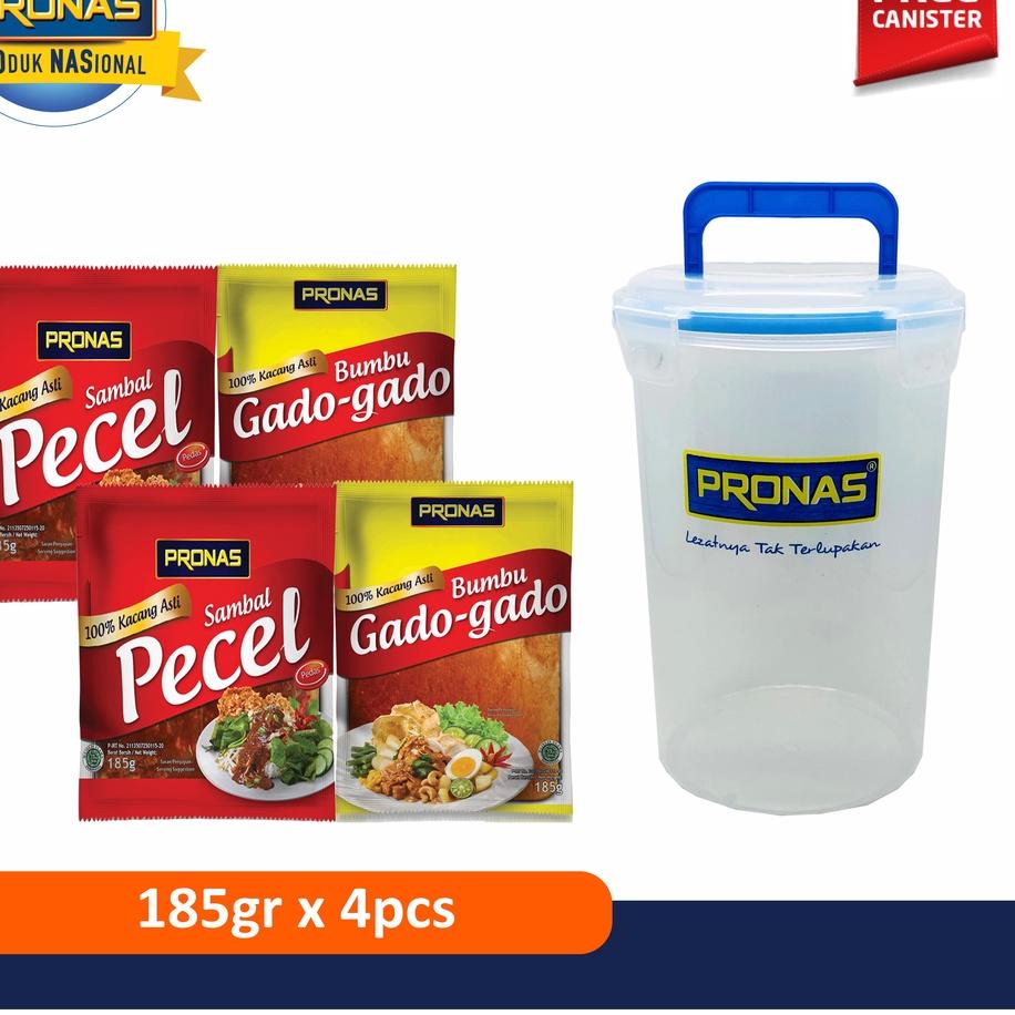 

️✔️✔️ PRONAS Paket Pecel & Gado Bundling 4 pcs Free Canister gas !!