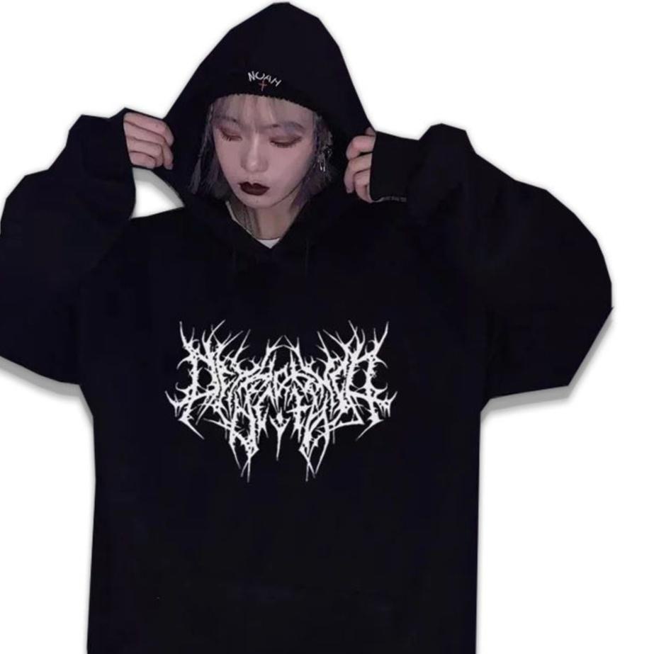 Murah Meriah KA Hoodie Pria Wanita Dark Art Atasan Fleece Tebal Terbaru Korean Syle Original Distro 