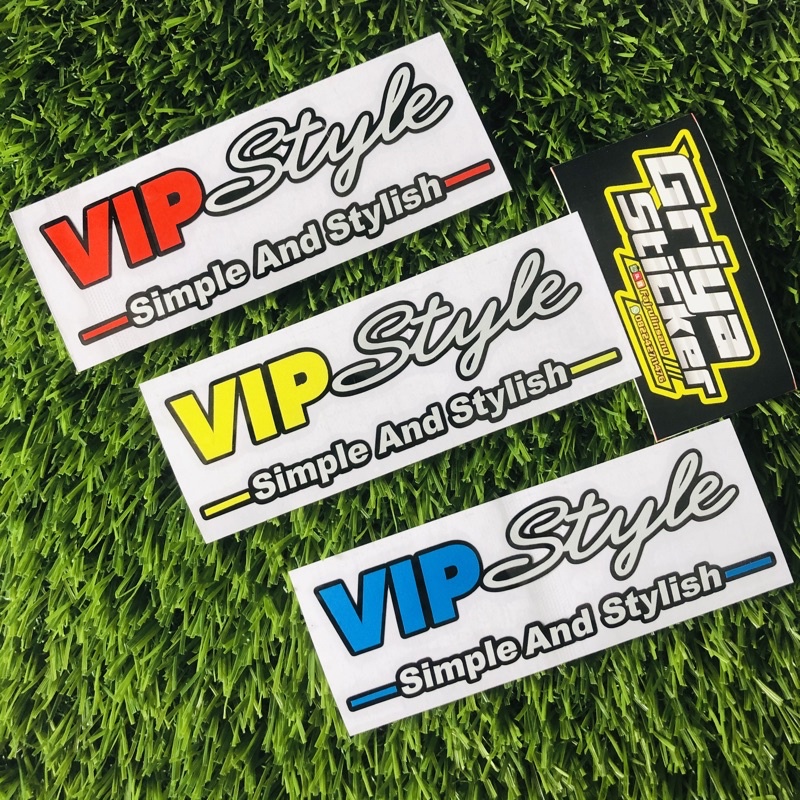 Sticker VIP STYLE Stiker cutting viral