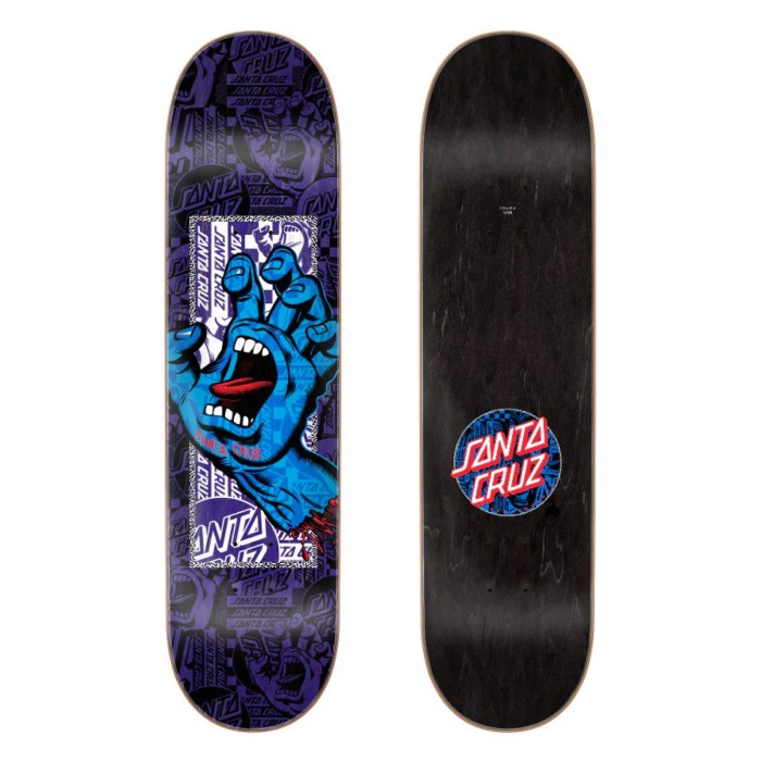 Skate Santa Cruz Skateboards 7.75 Flier Collage Hand Deck