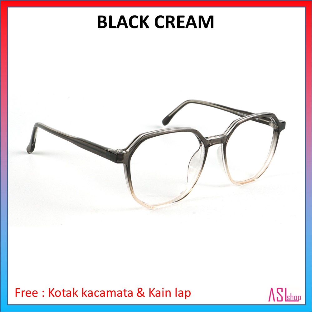 FRAME DAN KACAMATA MINUS KOREA STYLE (ID 1055) + LENSA BLUERAY/PHOTOCROMIC