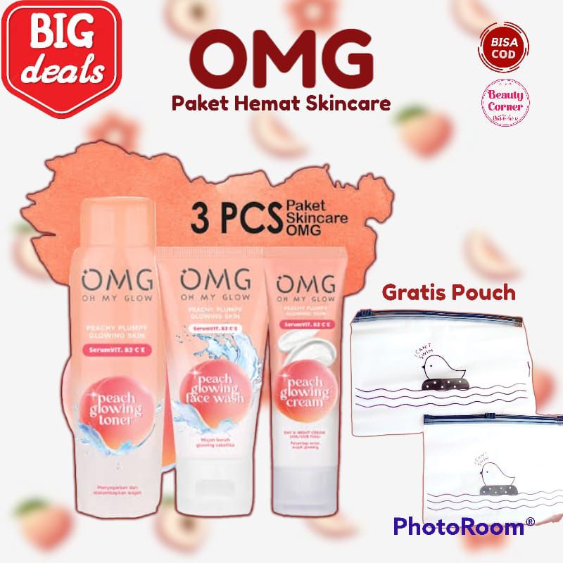 OMG Oh My Glow Paket Hemat Skincare