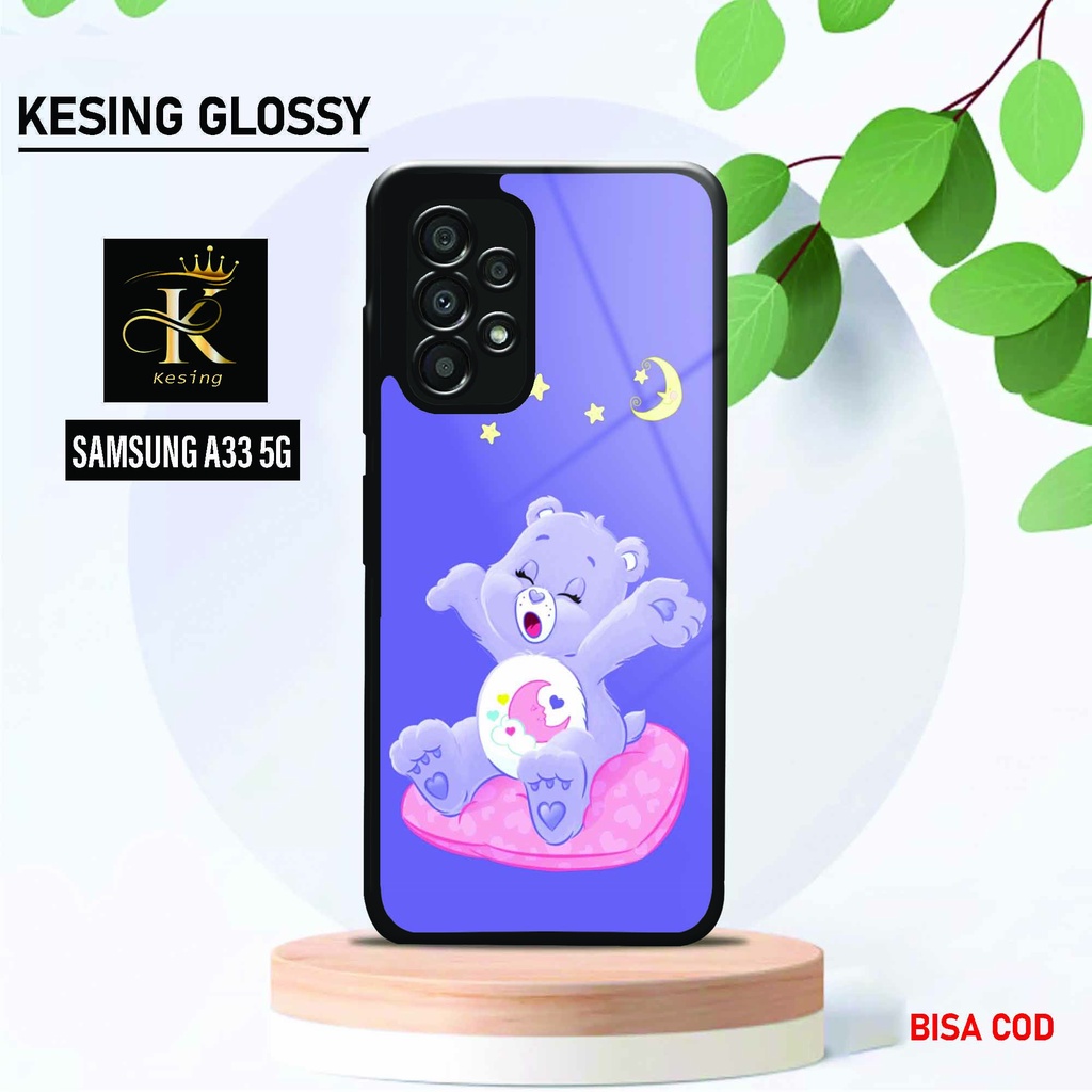 Case Samsung A33 5G - Hardcase Glossy Samsung ( KS10 ) - Softcase Samsung A33 5G - Fashion Case Sams