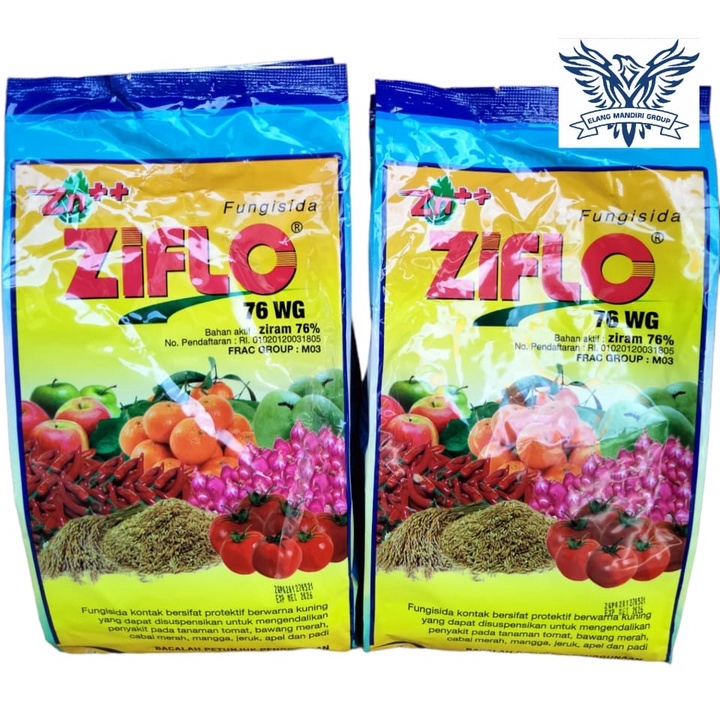 Fungisida Ziflo 76wg 800 Gram Plus Zink ++ Bahan Aktif Ziram 76%