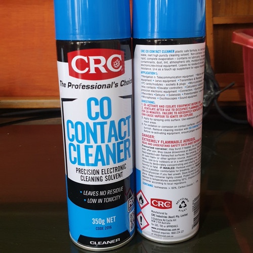 CRC CONTACT CLEANER crc contact cleaner