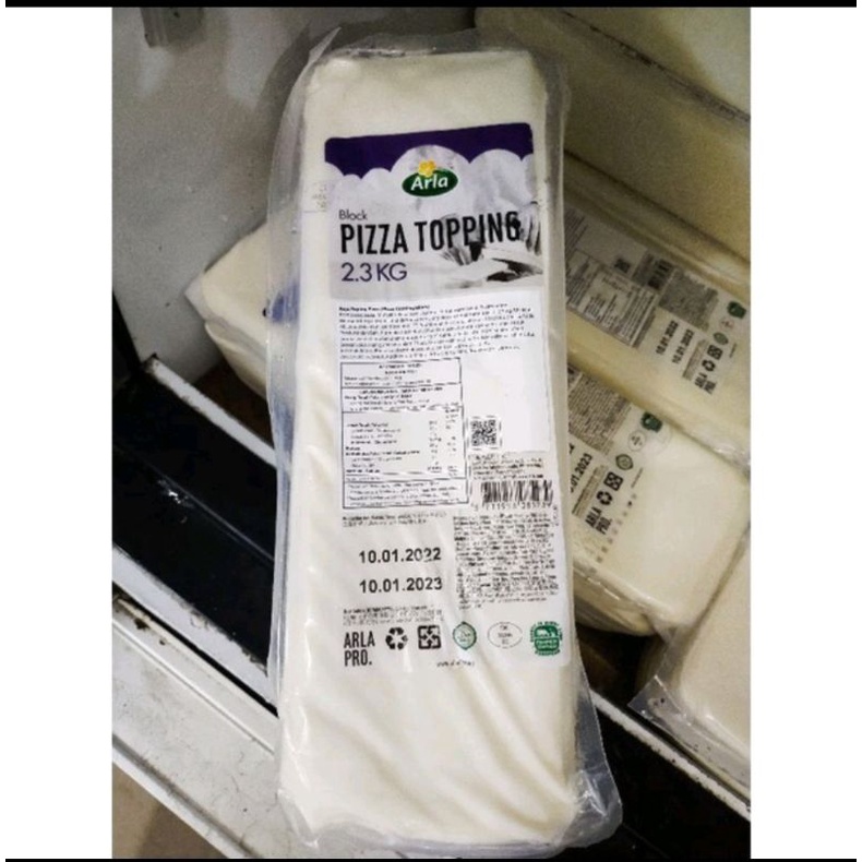 

2,3kg Arla keju moza mozarella kiloan Pizza Topping block