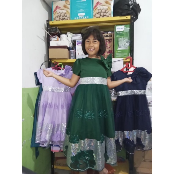 Dress natal anak kekinian merek Siau Ting Ting