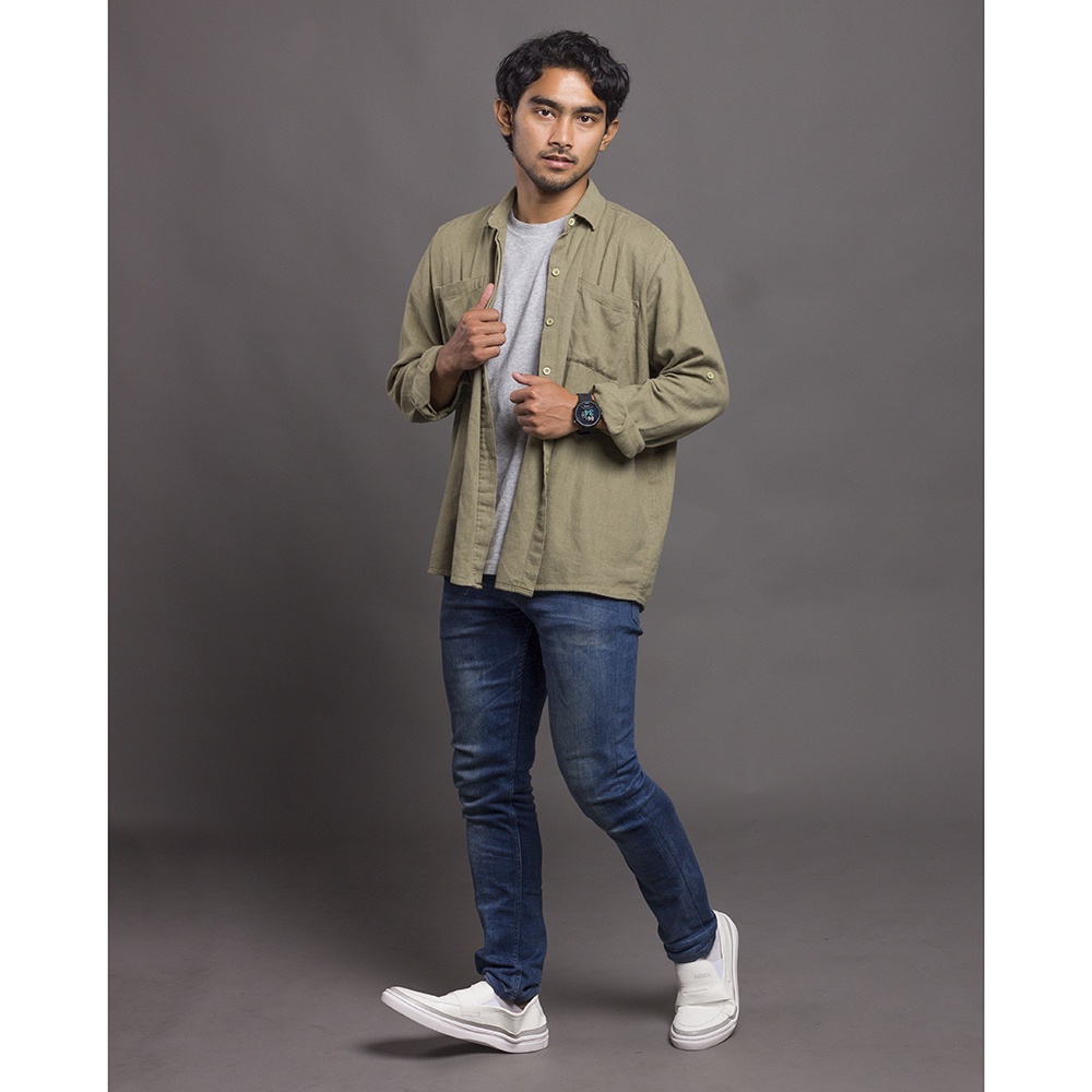 CADBY WHITE |ManNeedMe x NAZ| Sepatu Sneakers Pria Casual Slip On Shoes ORIGINAL