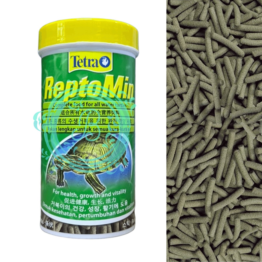 Tetra ReptoMin Stick 55g 250ml Pakan Makanan Kura-Kura Air Turtle Pelet Stik Repto Min 55 Gram