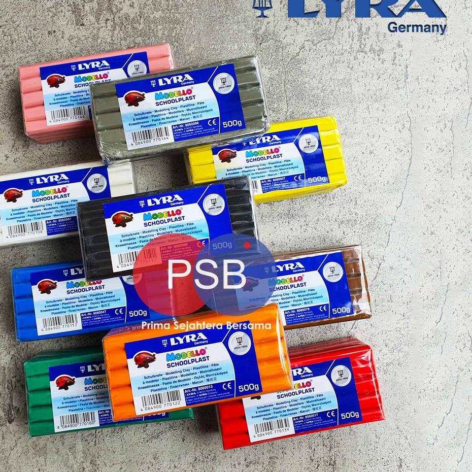 

스 Lyra Modello School Plast / Modelling clay / Lilin Plastisin 500 gram Terbaik