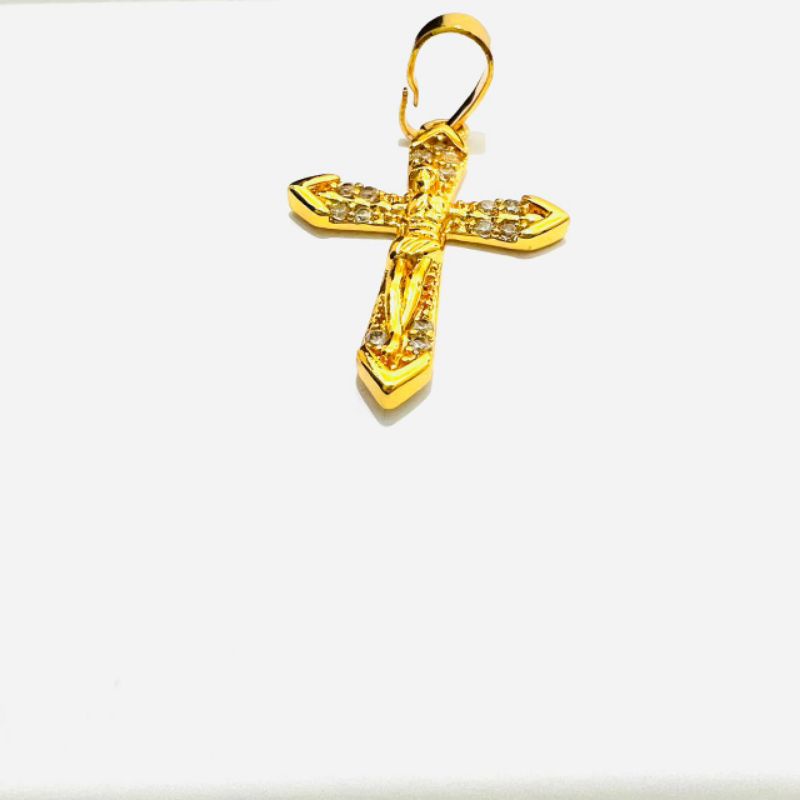 Liontin salib bandul  Xuping lapis emas LS1651