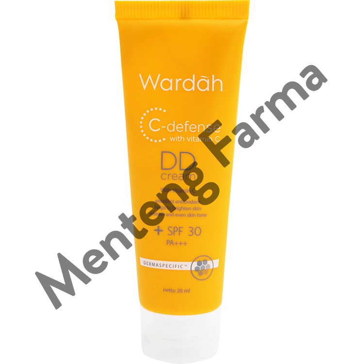 Wardah C-Defense DD Cream Light 20 mL - Krim Dengan UV Protection SPF 30