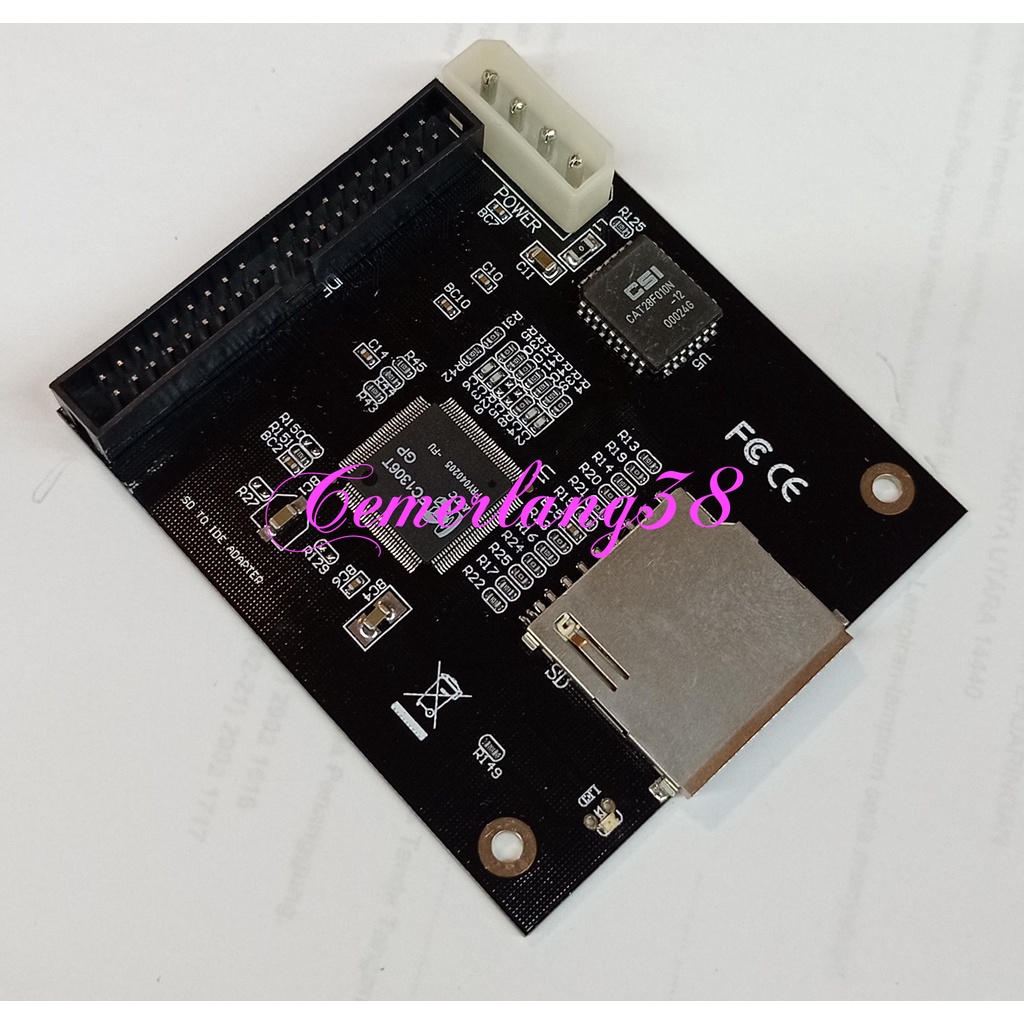 SD SDHC SDXC MMC Card to IDE 40 pin Male adapter