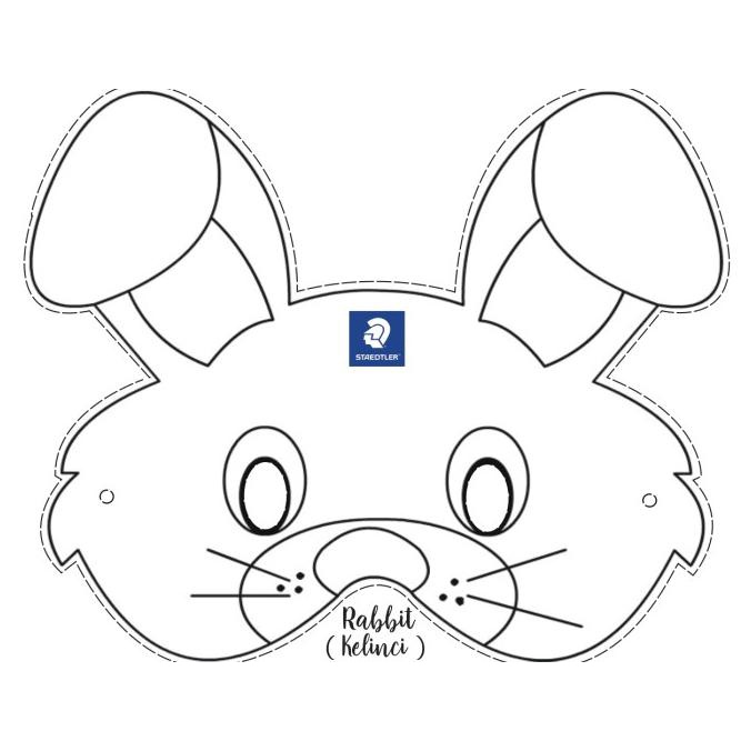 

STAEDTLER - Paket Alat Tulis Mewarnai Anak Free Topeng Masker Animal 1