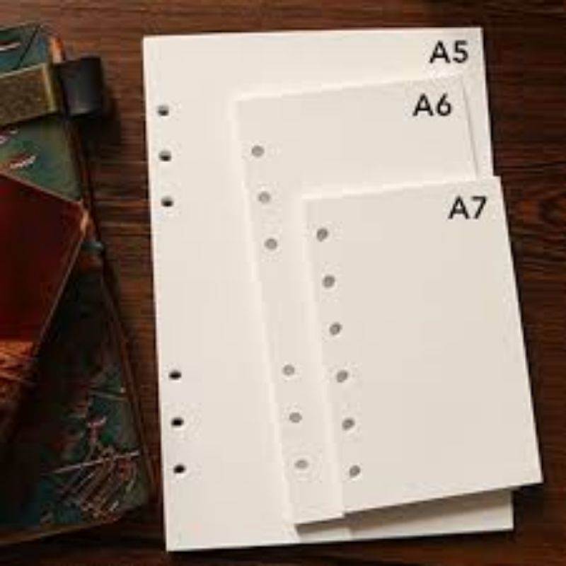 

KERTAS LOOSE LEAF ISI REFILL BINDER NOTE MINI A7 6 RING LUBANG 35 LEMBAR GARIS
