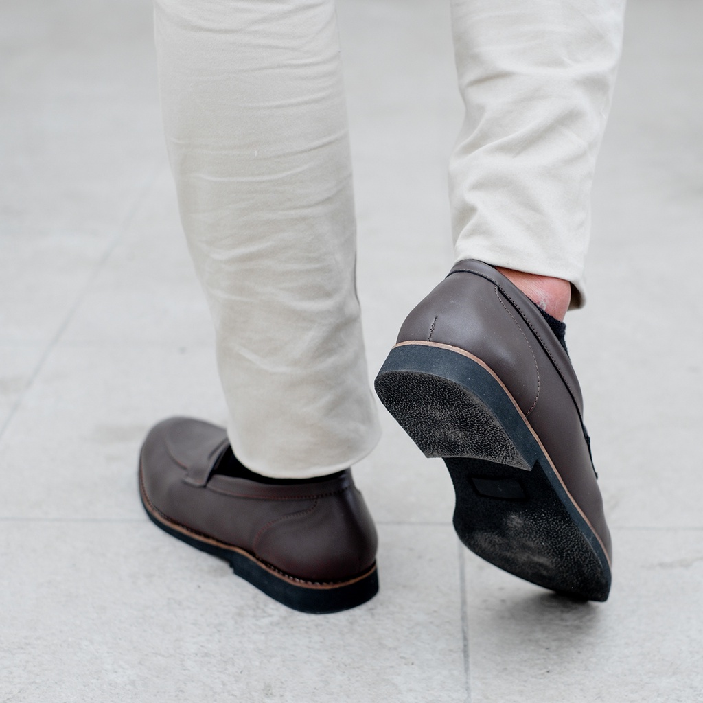 LEWIS BROWN |ManNeedMe x Lvnatica| Sepatu Pantofel Pria Formal ORI