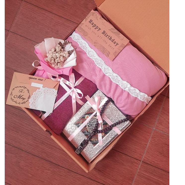 New Sale Hampers Mukena / Hampers Hijab / Mukena Travel / Mukena Renda / Hampers Buket bunga