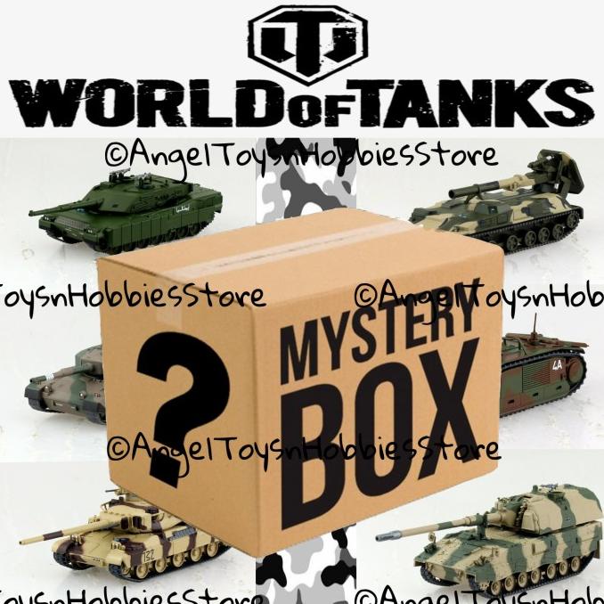 Mystery Box Tank 1/72 Miniatur Diecast Mainan Kendaraan Tempur Militer