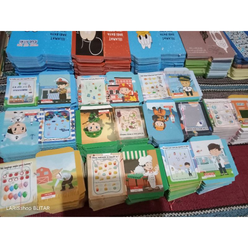 

Amplop tema EDUKASI &PROFESI non lebel Idul Fitri -+100 lembar (belum di lem)LEMBARAN