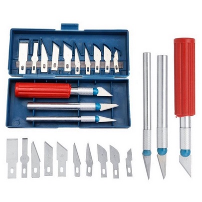 

Pisau Ukir Set 13 in 1 Box Paket Mata Pisau Kesenian Prakarya Pahat Cukil Mengikis Tangan Material Pola Corak Pahatan Kayu Carving Art Knife Alat Kerajinan Metal Pertukangan Murah Berkualitas Tajam Wood Karving Blade Cungkil Murah Toko Tri Tunggal Malang