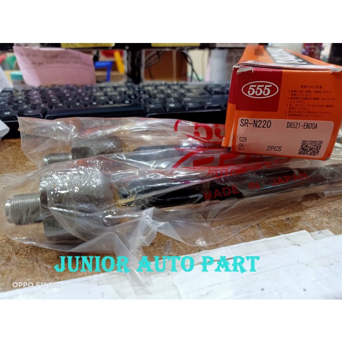 SPAREPART - Long Tie Rod Rack End Nissan Serena New C26 555 Japan AKSESORIS MOBIL - OTOMOTIF