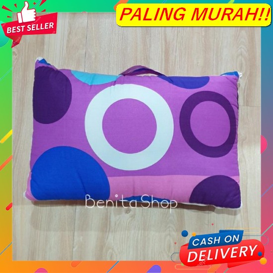 Balmut Fata - Bantal Selimut Fata 160X200Cm / Balmut Fata Motif Dewasa Balmut Kotak Bulat Ungu