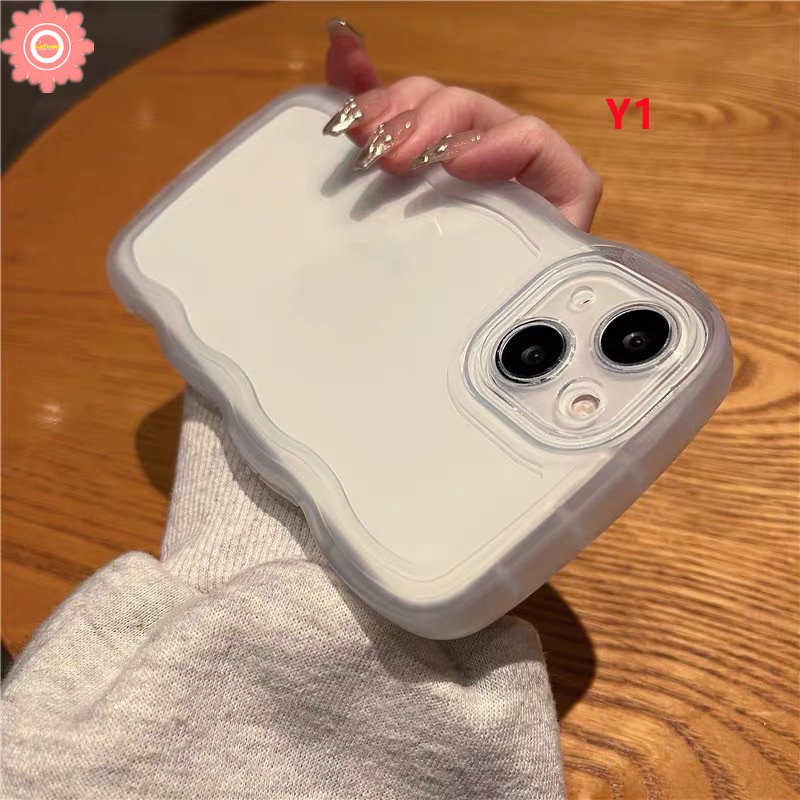 Frame Bergelombang Case Oppo A17 A95 A96 A12 A17K A54 A3s A16K A57 2022 A58 A78 A15 A16 A74 A5 A9 A5s A12E A7 A55 Reno 8t5 8 7 6 A16s A53 A15s A1K A52 A16E Soft Military-Grade Case