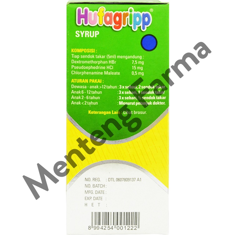 Hufagrip Hijau Obat Batuk Pilek Anak 60 mL