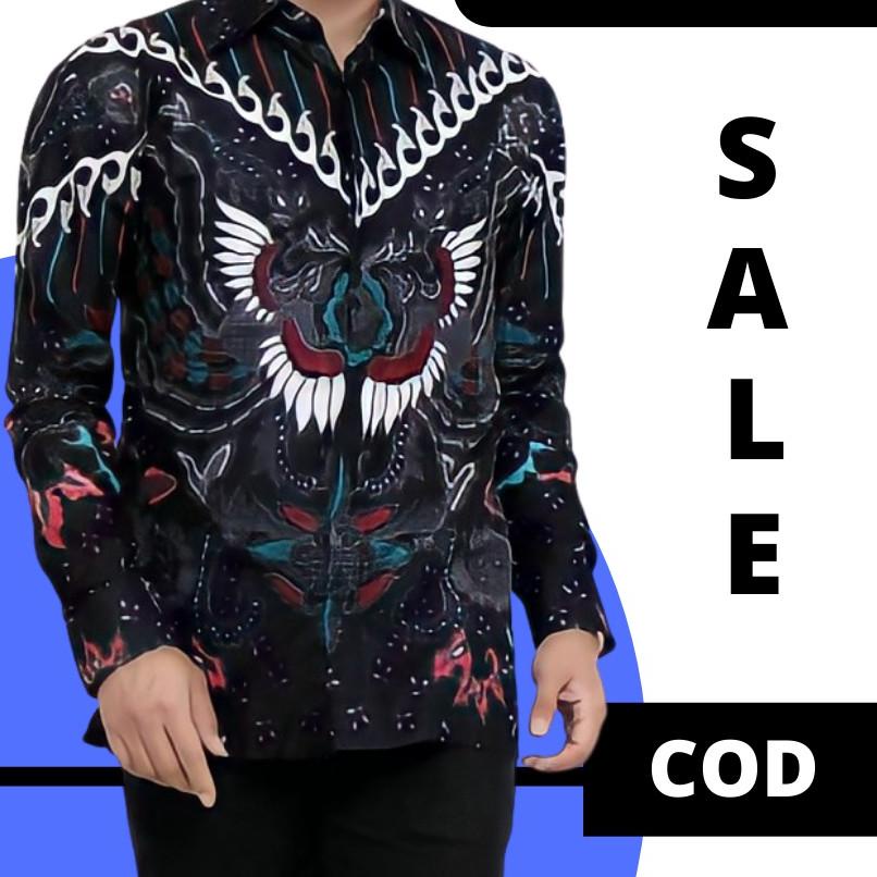 New Sale Kemeja Batik Modern Pria Lengan Panjang Pekalongan Premium Modern Batik Remaja Anak Muda Pr